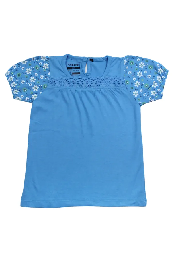 Blue_Cotton_Top_For_Girl'S