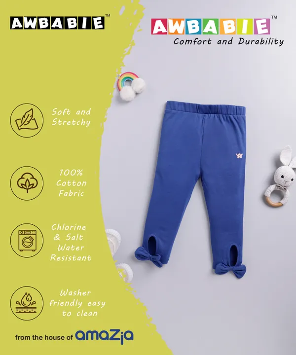 Awbabie_Toddler_Girls'_Pants_|_100%_Cotton_|_190_GSM_Interlock_|_Soft_&_Breathable_|_Ankle_Bow