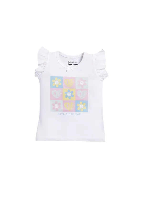 White_Solid_Regular_Casual_Round_Neck_T-Shirt_For_Baby_Girls