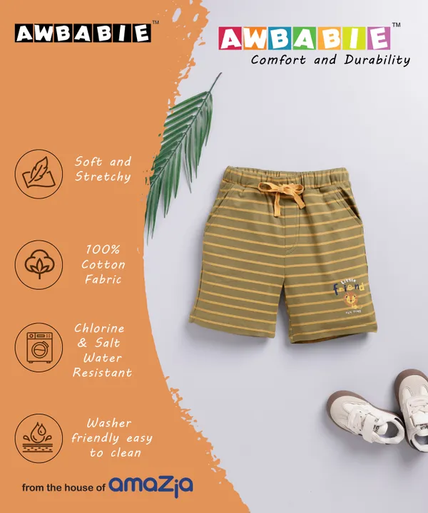 Awbabie_Toddler_Boys'_Shorts|_100%_Cotton_Bio-Wash_|_Soft_&_Breathable_Baby_Shorts|_Draw_String_Closure_|_Baby_Clothing