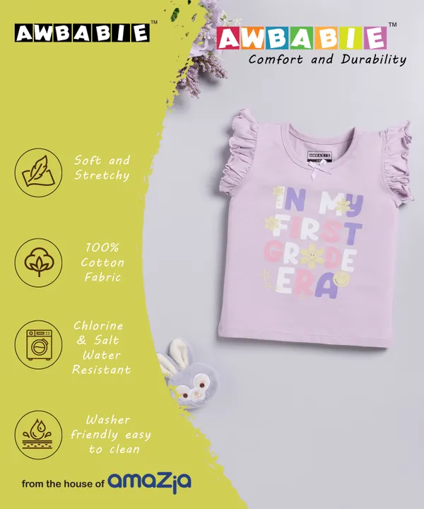 Purple_Solid_Regular_Casual_Round_Neck_T-Shirt_For_Baby_Girls