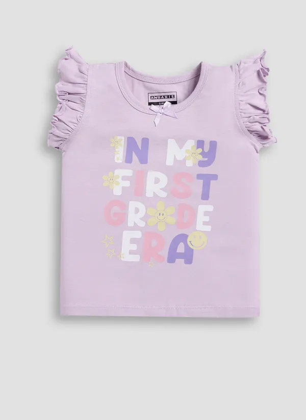 Purple_Solid_Regular_Casual_Round_Neck_T-Shirt_For_Baby_Girls