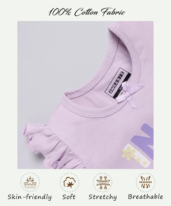 Purple_Solid_Regular_Casual_Round_Neck_T-Shirt_For_Baby_Girls