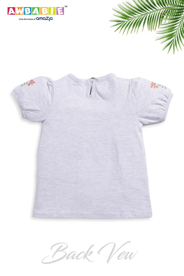 White_Soft_Cotton_Regular_Top_And_Multicolor_Legging_For_Girls_(Combo)