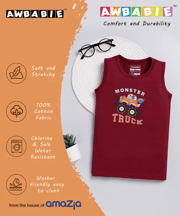 Red_Soft_Cotton_Casual_Round_Neck_Sleeveless_T-Shirt_For_Baby_Boys