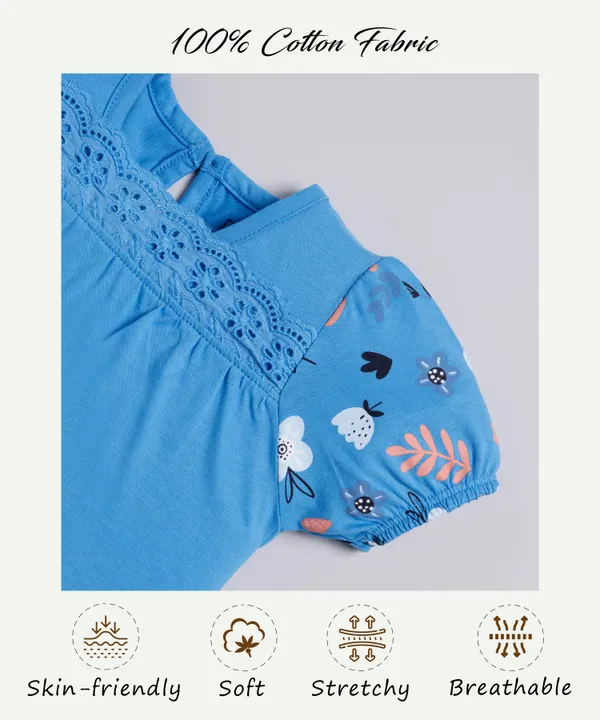 Blue_Solid_Regular_Casual__Top_For_Baby_Girls