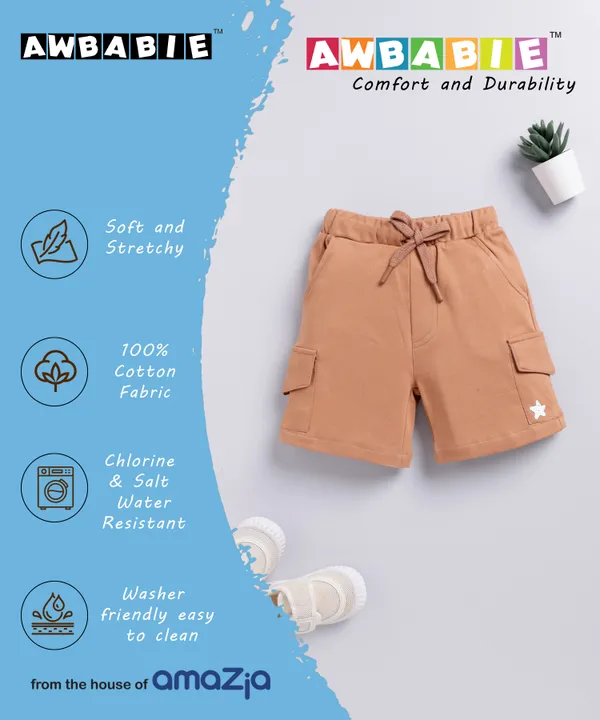 Chocolate_Cotton_Shorts_For_Boys