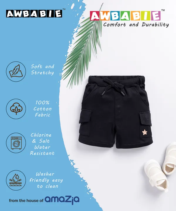 Black_Cotton_Shorts_For_Boys