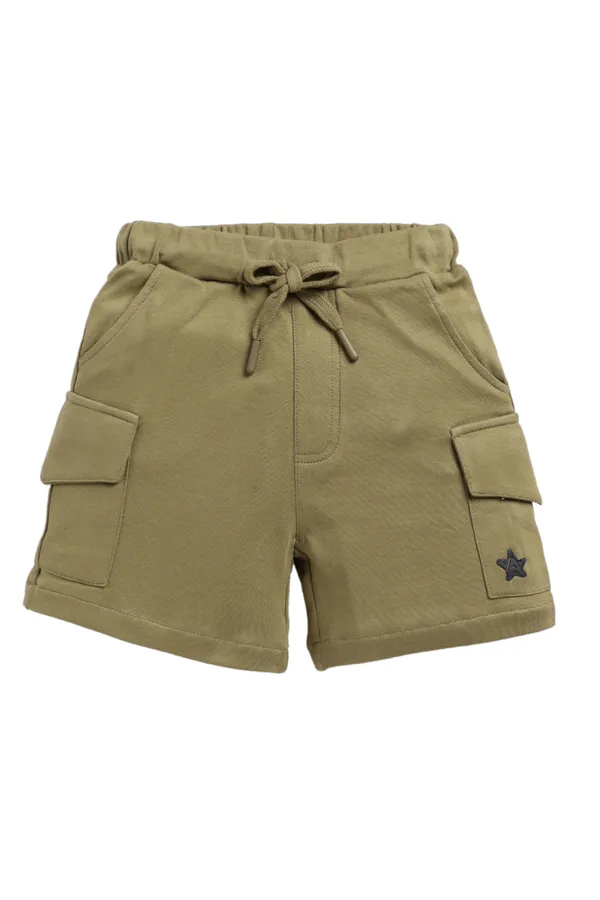 Green_Cotton_Shorts_For_Boys