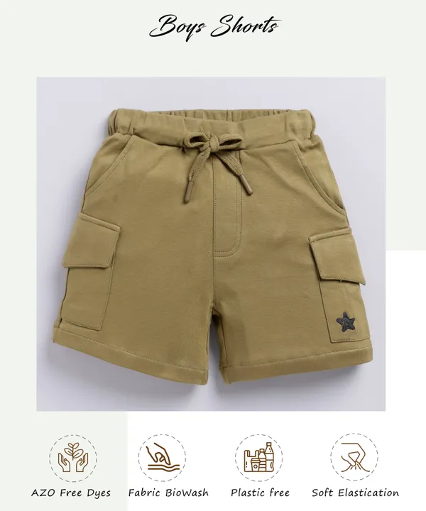 Green_Cotton_Shorts_For_Boys