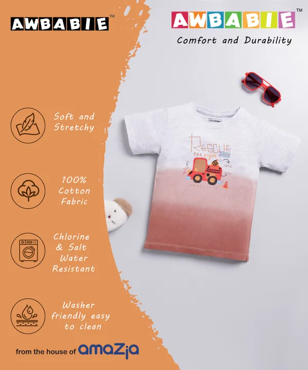 White_&_Red_Soft_Cotton_Regular_Round_Neck_T-Shirt_For_Boys