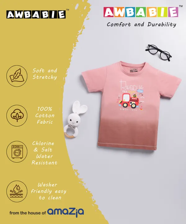 Pink_Soft_Cotton_Regular_Round_Neck_T-Shirt_For_Boys