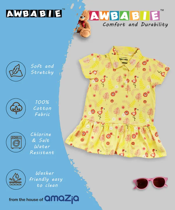 Yellow_Cotton_Top__For_Girls