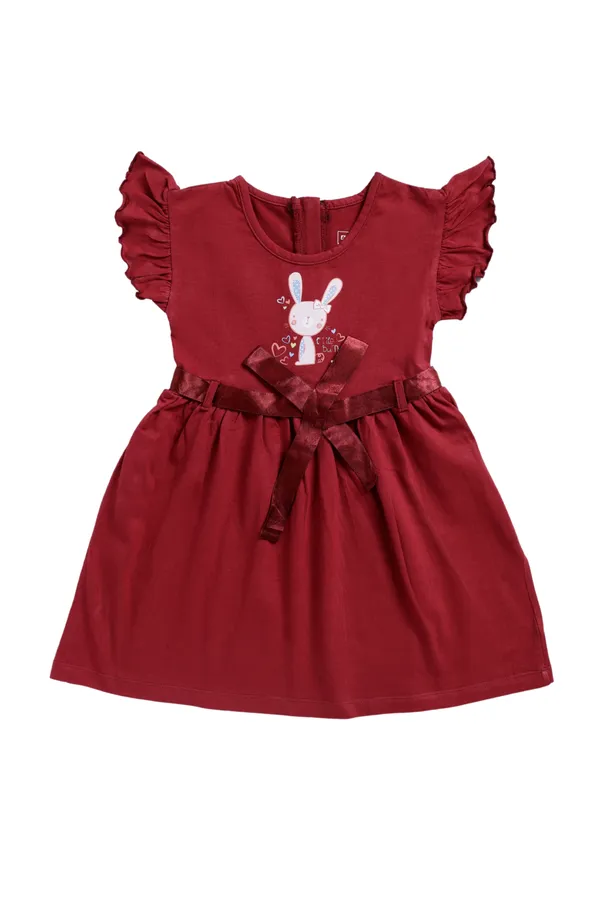 Red_Cotton_Dress__For_Girls