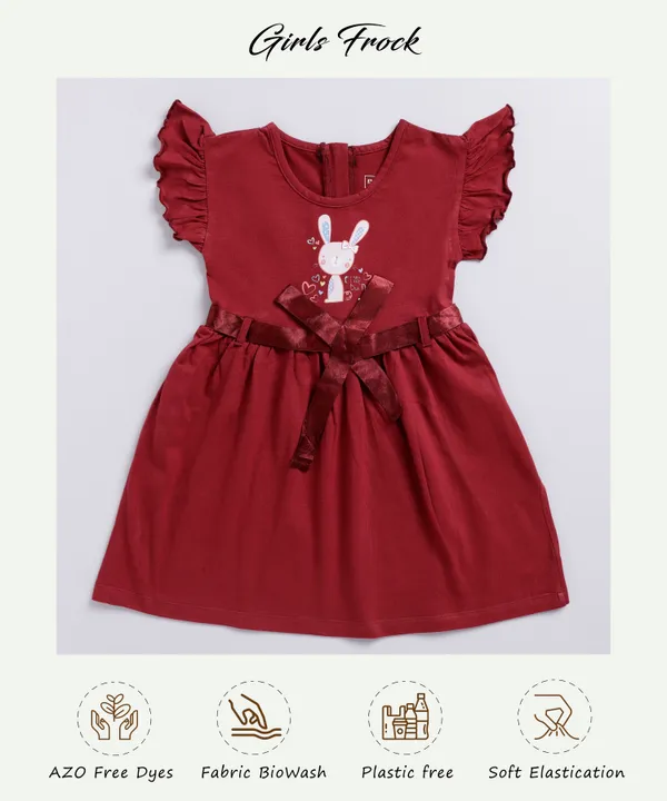 Red_Cotton_Dress__For_Girls
