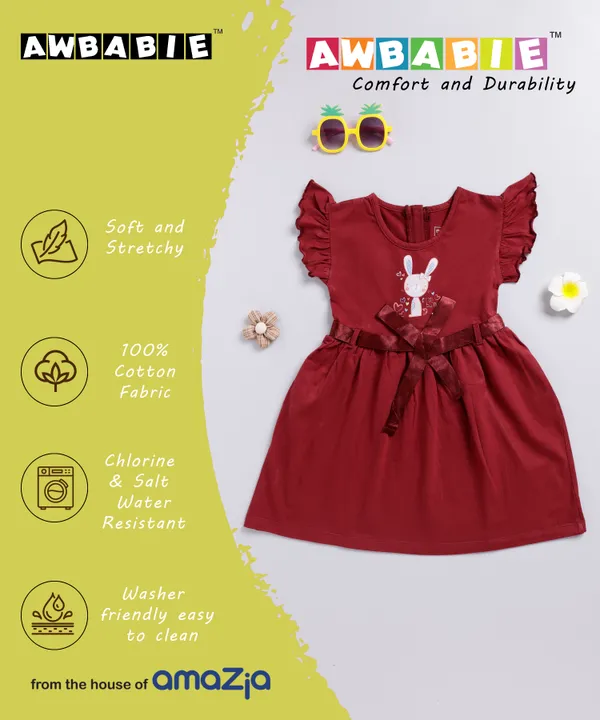 Red_Cotton_Dress__For_Girls