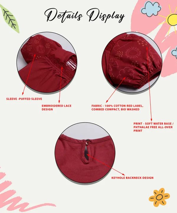 Red_Cotton_Top_For_Girl'S