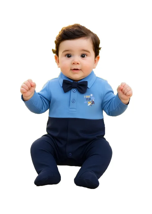 Blue_100%_Cotton_Rompers_For_Infant_Boys