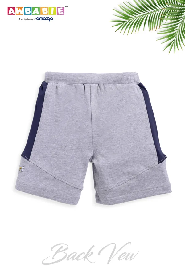 Blue_Soft_Cotton_Regular_Sleeveless_T-Shirt_And_Grey_Shorts_For_Boy_(Combo)