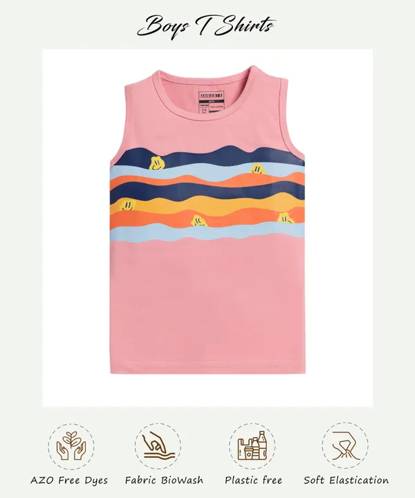 Pink_Soft_Cotton_Casual_Round_Neck_Sleeveless_T-Shirt_For_Baby_Boys