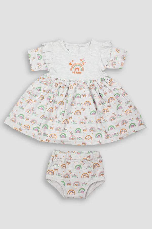GREY_COLOR_100%_COTTON_DRESS_FOR_INFANT_GIRLS