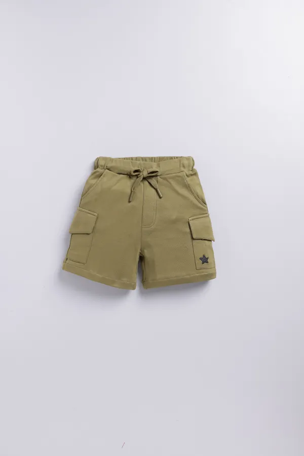 Green_Cotton_Shorts_For_Boys