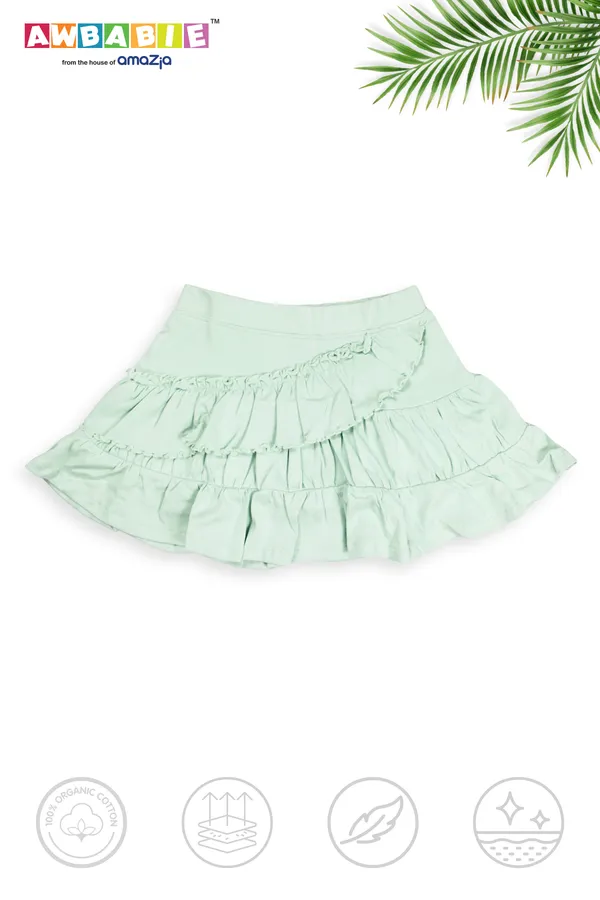 Green_Soft_Cotton_Regular_Shorts_For_Girls