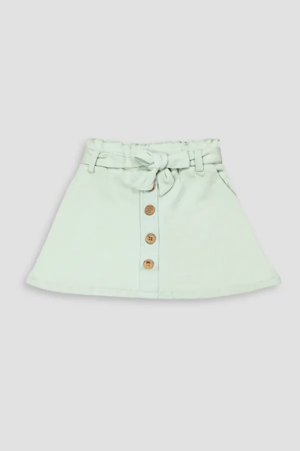 Green_Soft_Cotton_Regular_Shorts_For_Girls
