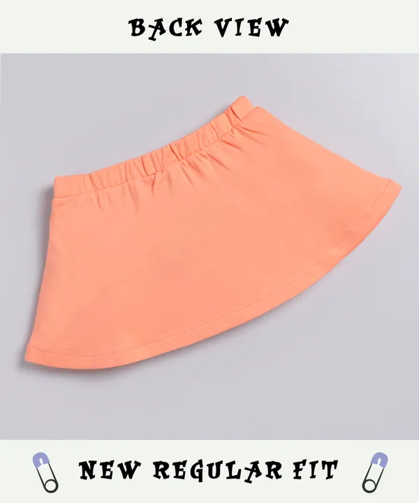 Orange_Soft_Cotton_Regular__Casual_Skort_Baby_Girls