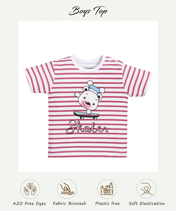 Red_Soft_Cotton_Regular_Round_Neck_T-Shirt_For_Baby_Boys