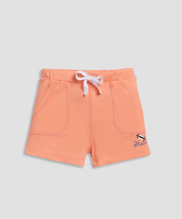 Orange_Soft_Cotton_Printed_Shorts_For_Baby_Boys