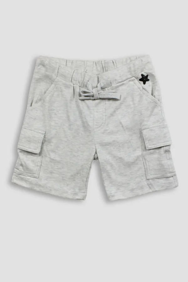Grey_100%_Cotton_Shorts_For_Infant_Boys