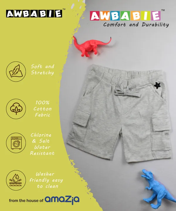 Grey_100%_Cotton_Shorts_For_Infant_Boys