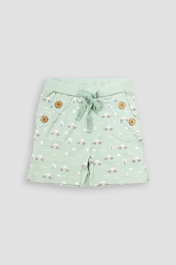 MINT_COLOR_100%_COTTON_SHORTS_FOR_INFANT_BOYS