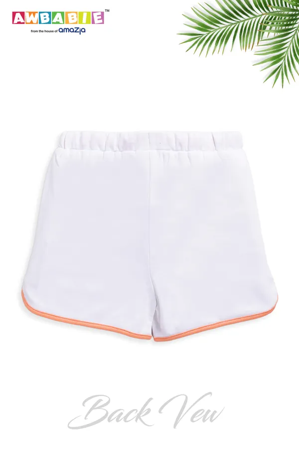 Blue_Soft_Cotton__Regular_T-_Shirts_And_White_Shorts_For_Girls_(Combo)