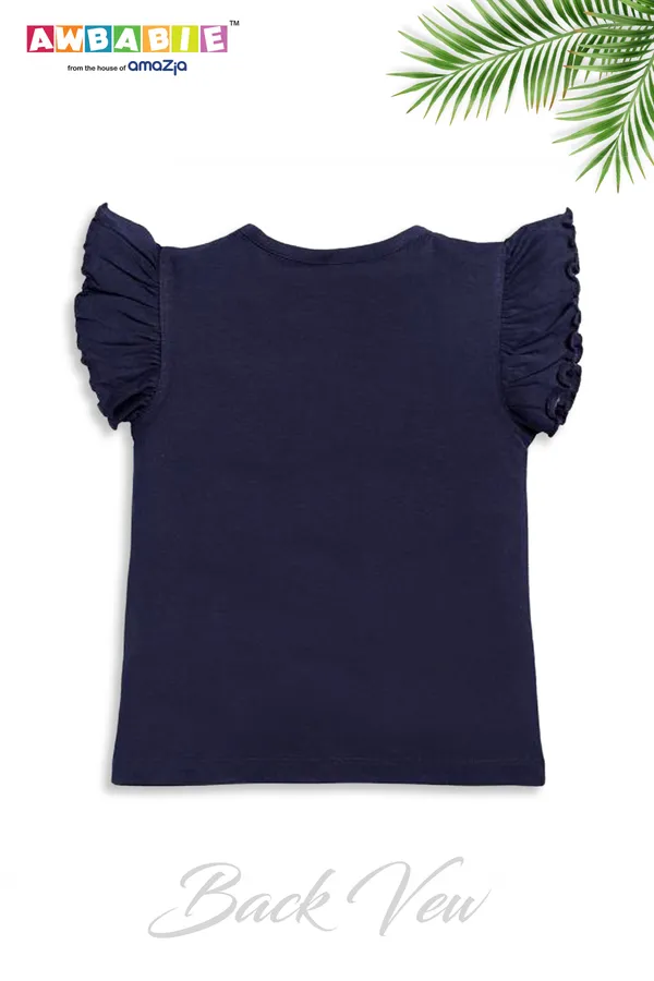 Blue_Soft_Cotton__Regular_T-_Shirts_And_White_Shorts_For_Girls_(Combo)