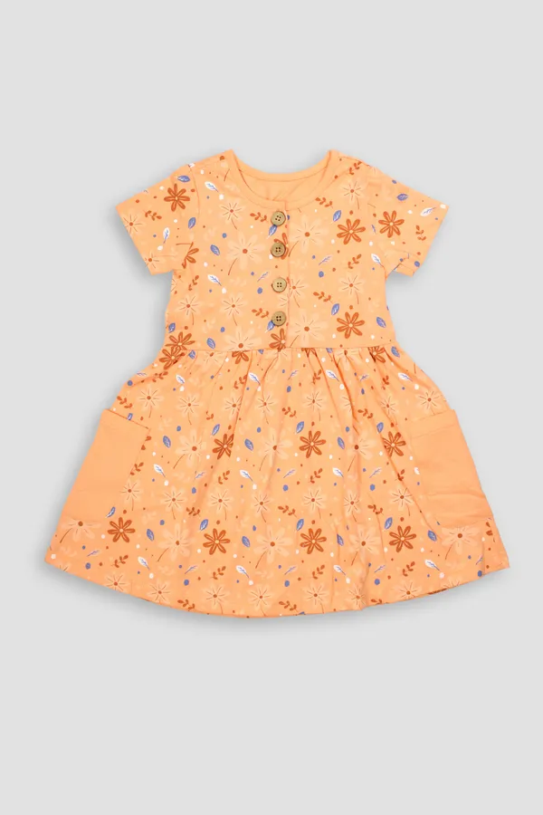 Orange_Cotton_Dress__For_Girls