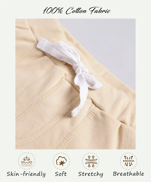 Orange_Soft_Cotton_Solid_Shorts_For_Baby_Boys