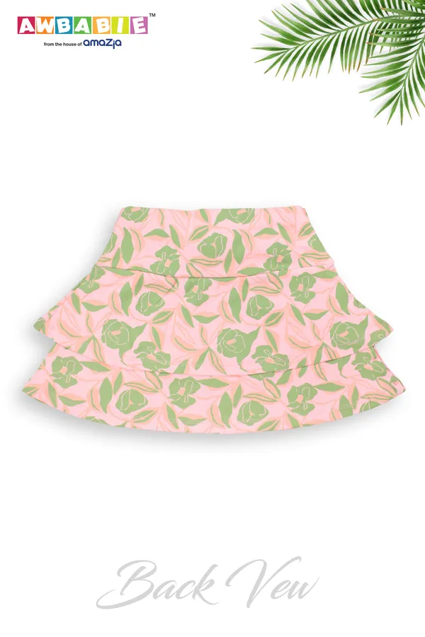 Pink_Soft_Cotton_All_Over_Print_Regular_Shorts_For_Girls
