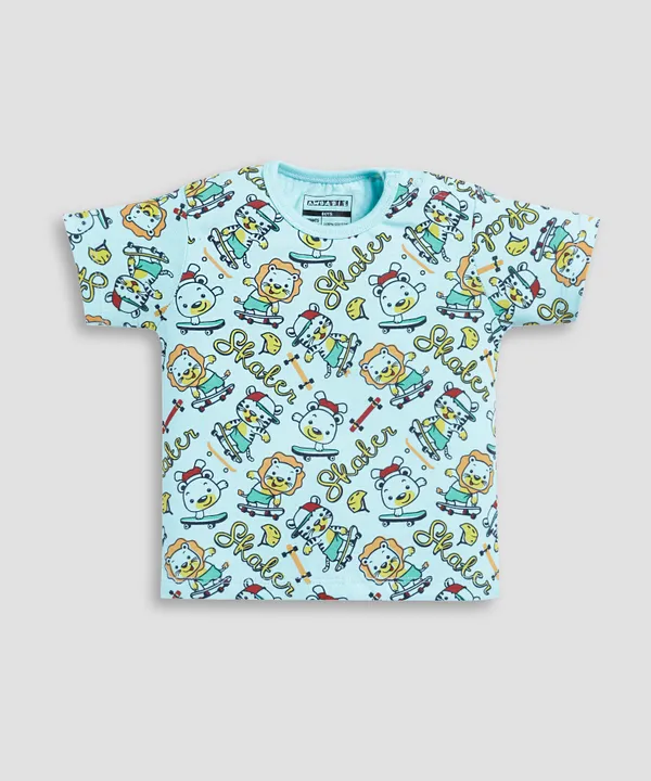Blue_Soft_Cotton_Solid_Round_Neck_T-Shirt_For_Baby_Boys