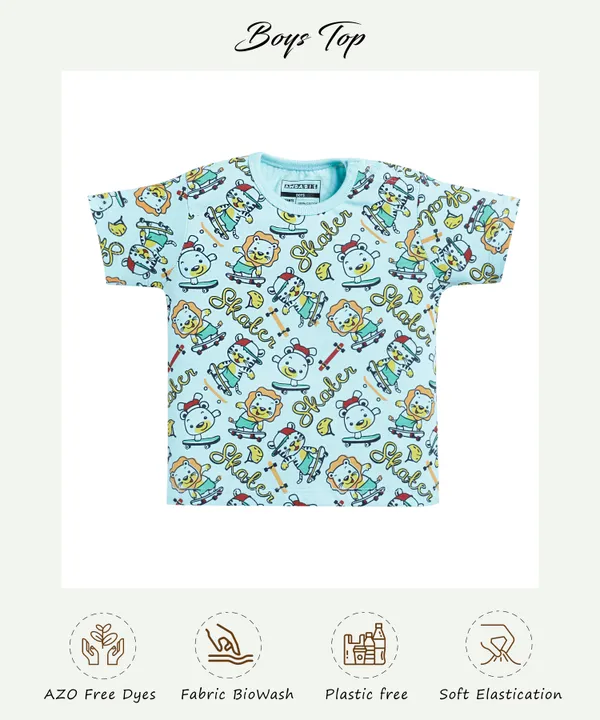 Blue_Soft_Cotton_Solid_Round_Neck_T-Shirt_For_Baby_Boys