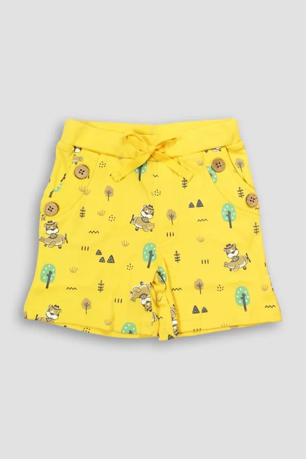 YELLOW_100%_COTTON_SHORTS_FOR_INFANT_BOYS