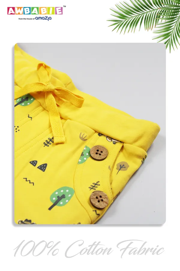 YELLOW_100%_COTTON_SHORTS_FOR_INFANT_BOYS