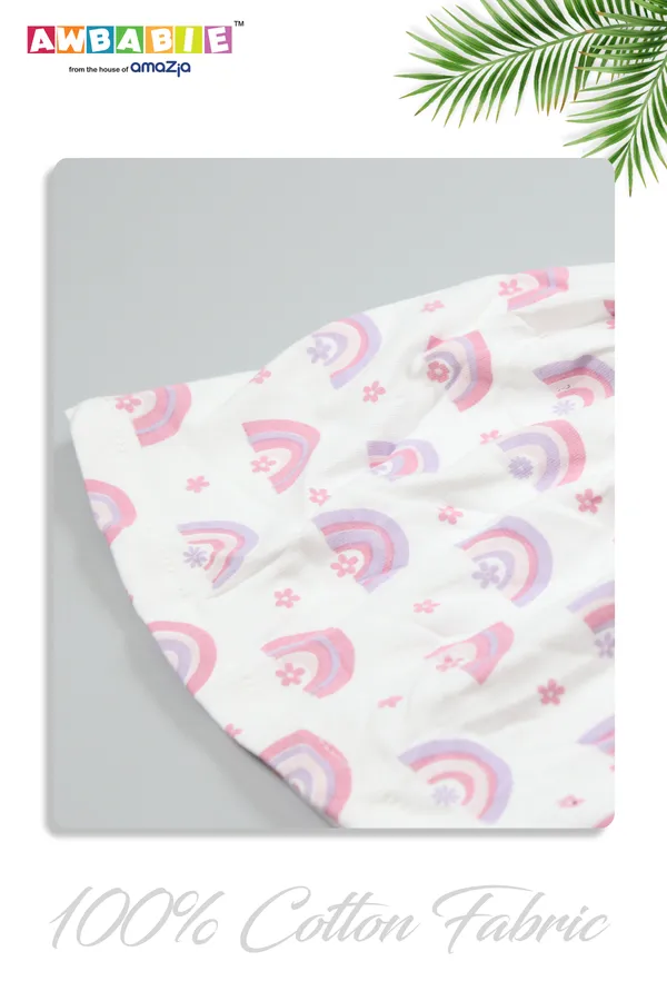 White_Printed_Regular_Casual_Top_For_Baby_Girls