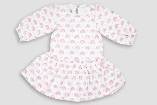 White_Printed_Regular_Casual_Top_For_Baby_Girls