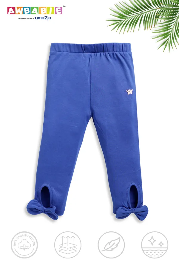 Orange_Soft_Cotton_Regular_T-Shirt_And_Blue_Legging_For_Girls_(Combo)