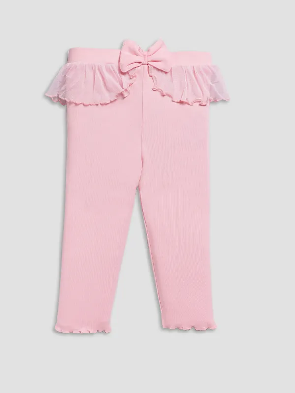 Pink_Soft_Cotton_Regular_Casual_Leggings_For_Baby_Girls
