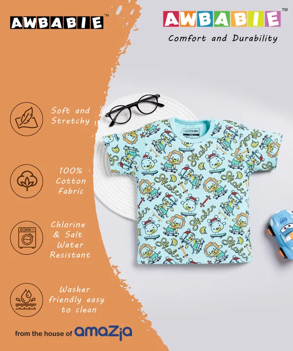 Blue_Soft_Cotton_Solid_Round_Neck_T-Shirt_For_Baby_Boys