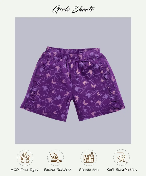 Purple_Soft_Cotton_All_Over_Print_Regular_Shorts_For_Girls
