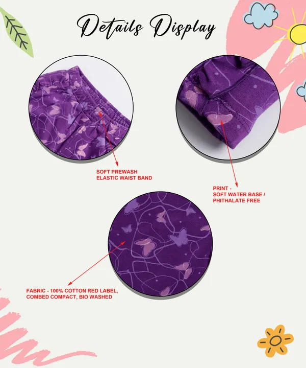 Purple_Soft_Cotton_All_Over_Print_Regular_Shorts_For_Girls